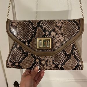 Snakeskin purse